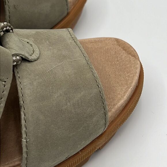 Sorel Joanie II Ghillie Lace Up Gladiator Wedge Sage Green-8.5. B45 - Picture 11 of 14